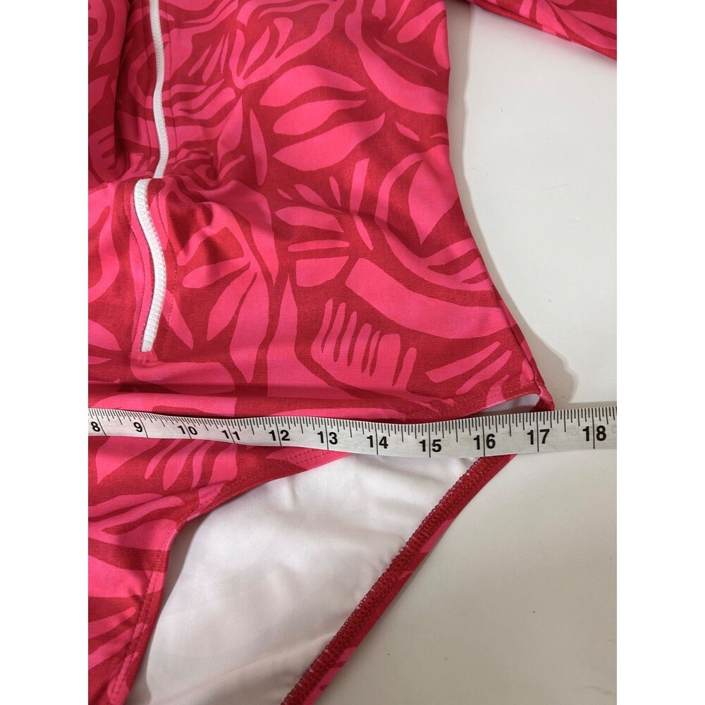 NWT $112‎ Next By Athena size XL Long Sleeve Zip One Piece Swimsuit Scuba Resort - Picture 6 of 16
